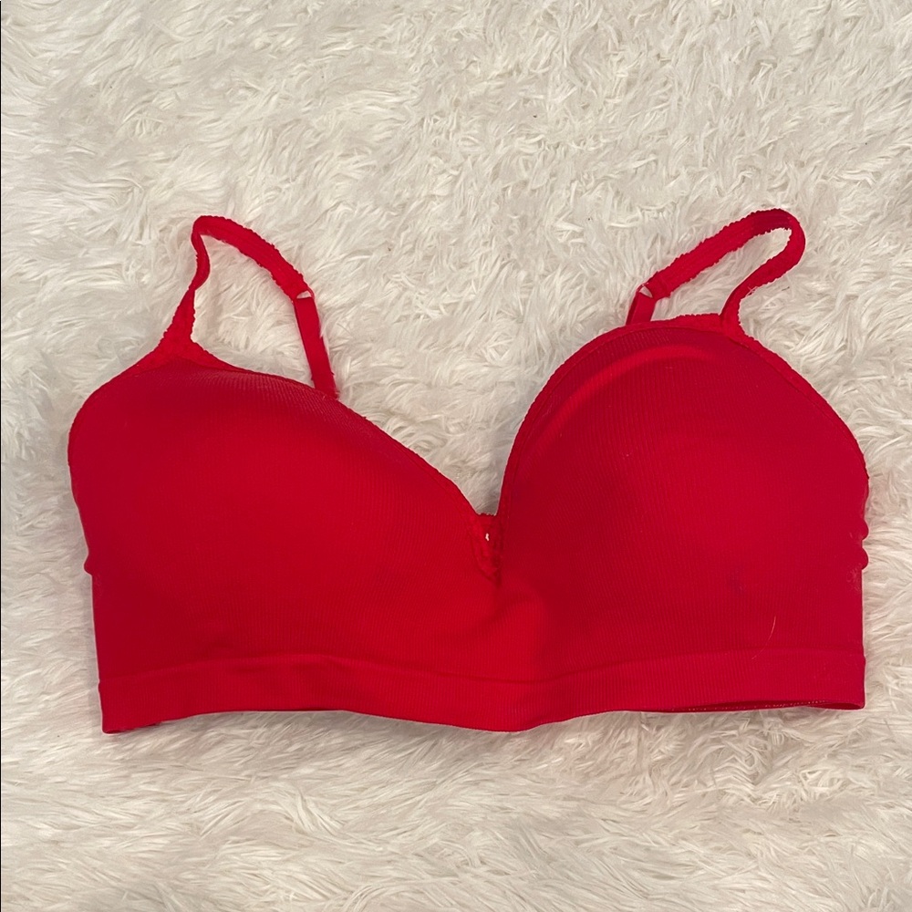 PINK Victoria's Secret Bold Red Bra
